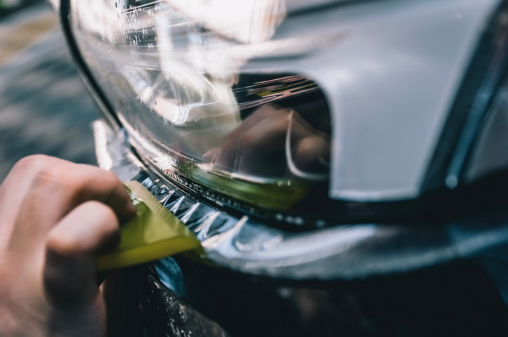 An image of a sports car to promote ClearPro's hydrophobic film 04