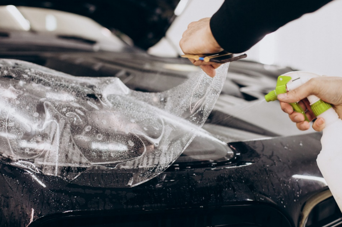 An image of a sports car to promote ClearPro's hydrophobic film 03